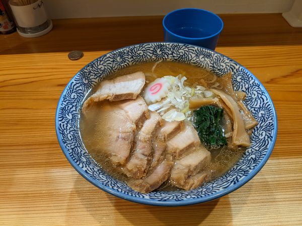 「生姜塩そば+チャーシュー+和え玉×2」@麺屋いとうの写真