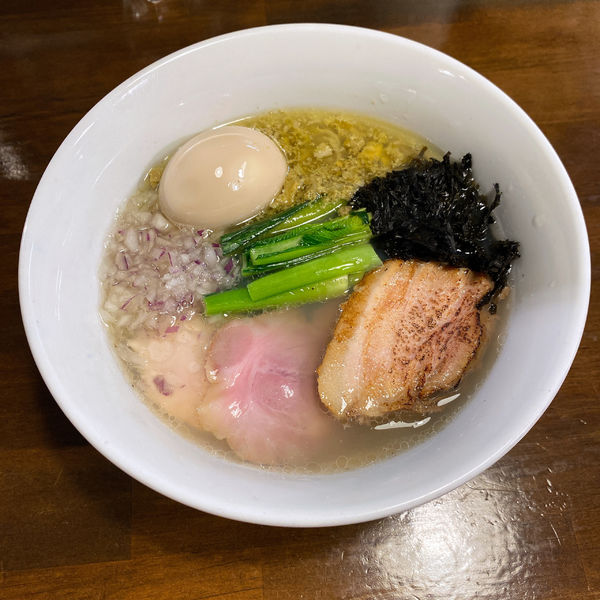 「塩らーめん」@貝節麺raikの写真