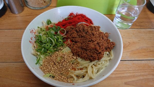 「汁無し担々麺 大」@自家製麺 てんかの写真