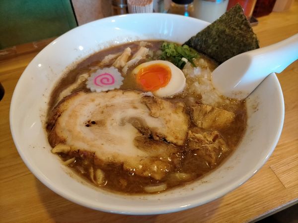 「中華そば(並)太麺」@らー麺Chopの写真