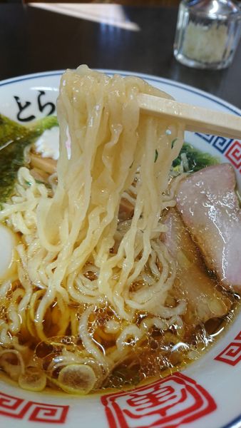 「手打ち中華そば」@とら食堂の写真