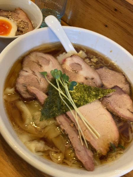 「チャーシューワンタン麺」@白河手打ち中華 孫市の写真
