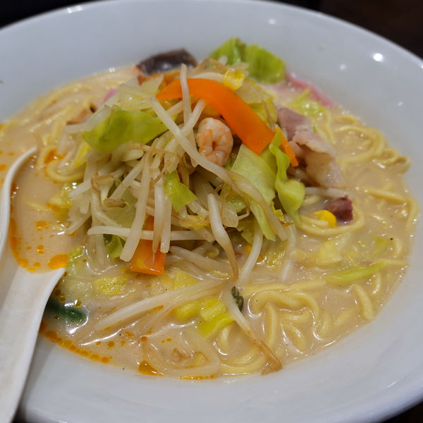 「長崎ちゃんぽん（麺2倍）649円」@長崎ちゃんぽん リンガーハット 田町慶応仲通店の写真