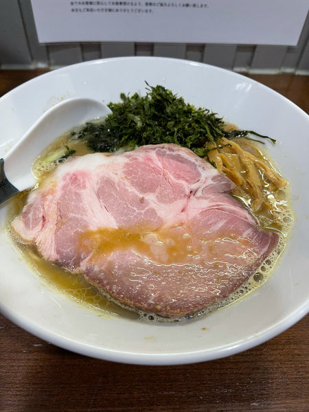 「（限定）バラ海苔牡蠣そば900円」@らーめんぶたまろの写真