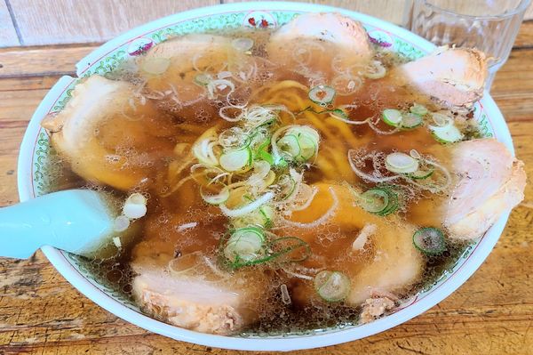 「チャーシューメン(大盛)」@手打ちラーメン 丸富の写真