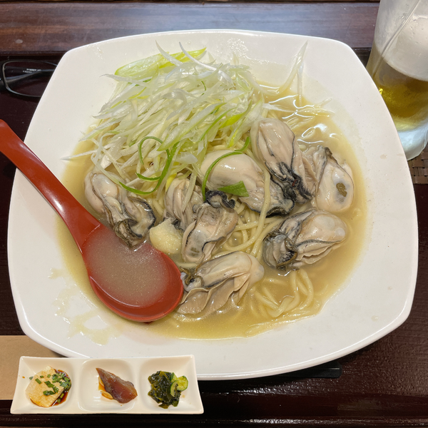 「カキら～めん」@一酵やの写真