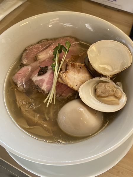 「特製蛤そば塩」@麺屋壱心の写真