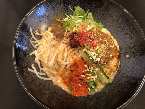 「汁なし担々麺　辛さ2 痺れ2」@担々麺専門店 輝輝 八戸店の写真