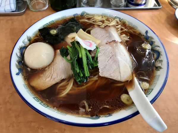 「ハートランドビール 中瓶 →チャーシューメン 大盛 ＋ 味玉」@麺屋かむいの写真