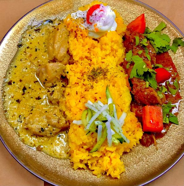 「カレー2種盛り」@ANPの写真