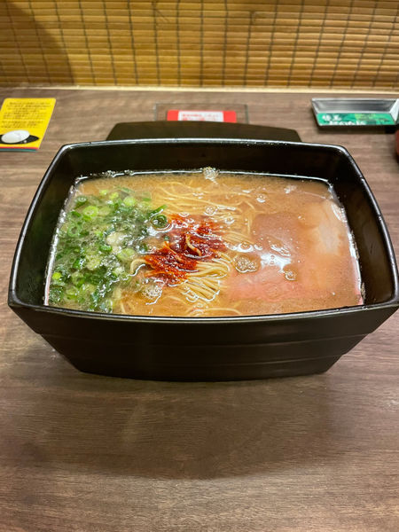 「釜だれとんこつラーメン」@一蘭 天神西通り店の写真