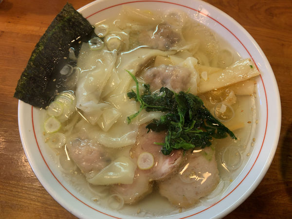 「ワンタンメン800円」@佐野ラーメン たかのの写真