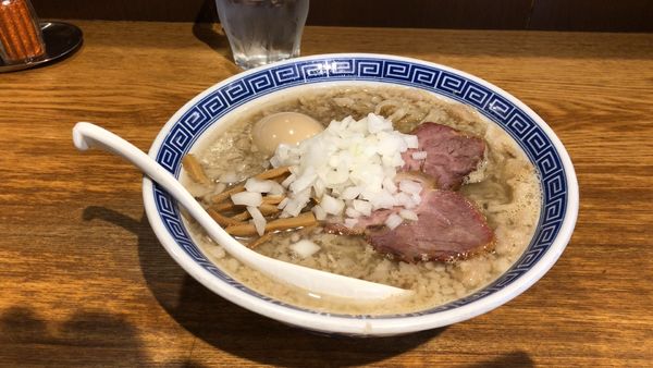 「味玉背脂煮干しラーメン920円」@神保町 可以の写真