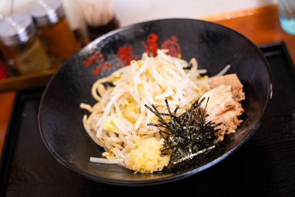 「塩まぜそば」@まぜそば専門店 一番星 葛西店の写真