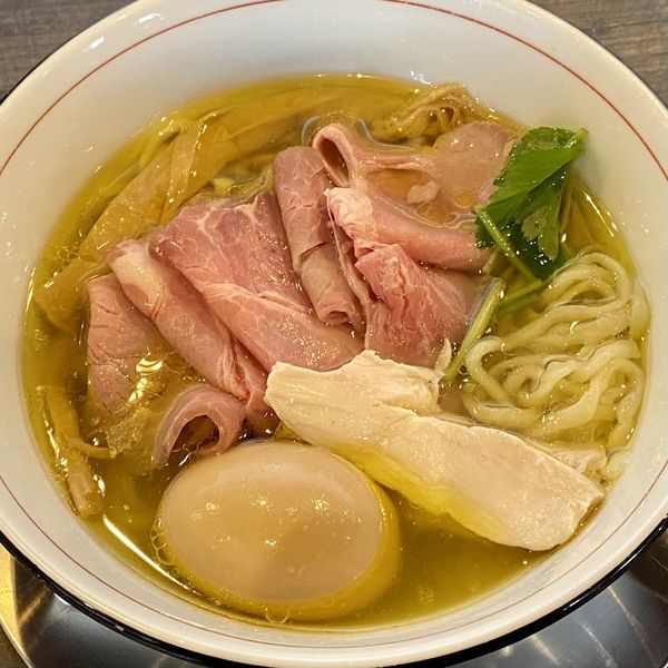 「上塩そば」@自家製麺 オオモリ製作所の写真