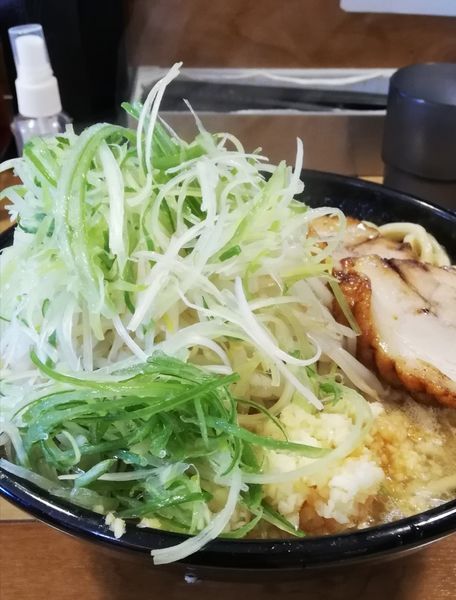 「清勝丸次郎（930円）、ニンニク多め」@清勝丸 相模大野店の写真