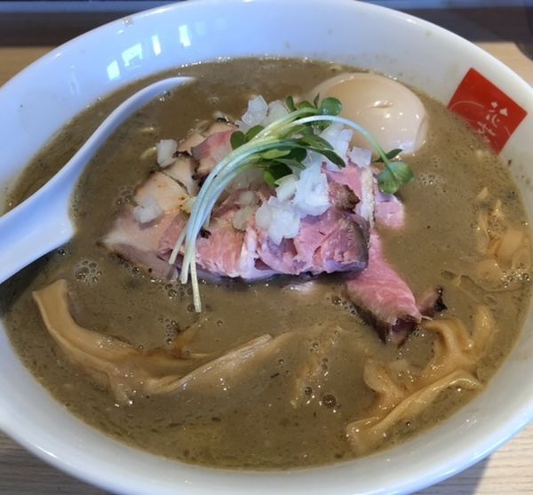 「特製濃厚煮干しそば」@煮干中華そば ハナアオイの写真