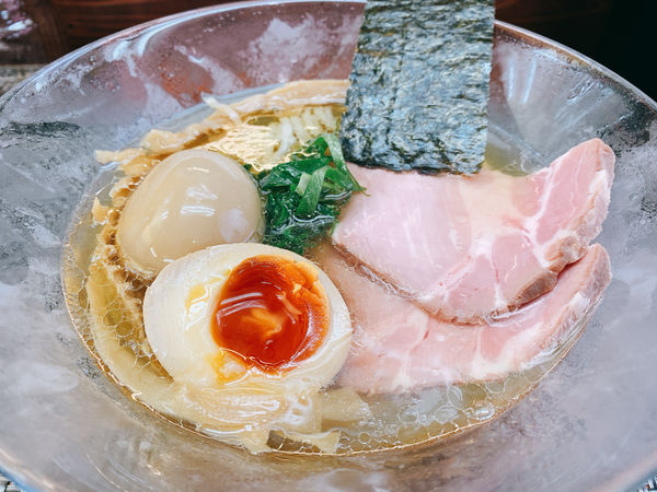 「鰮煮干し塩 冷やしver」@麺や 睡蓮の写真