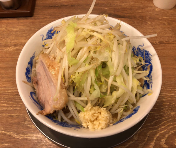 「らーめん　野菜　にんにく」@ジャンクガレッジ 北浦和店の写真
