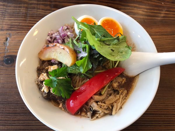 「信州鹿シビエヌードル（大盛）」@下北澤 Ramen KUWAJIMA.の写真