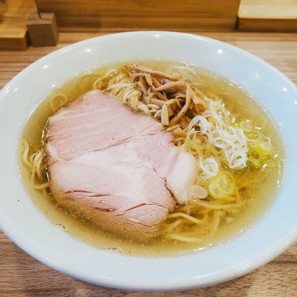 「【月～木・時間限定】朝ラーメン（煮干し）」@くじら食堂 nonowa東小金井店の写真