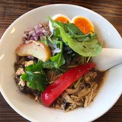 信州鹿シビエヌードル（大盛）