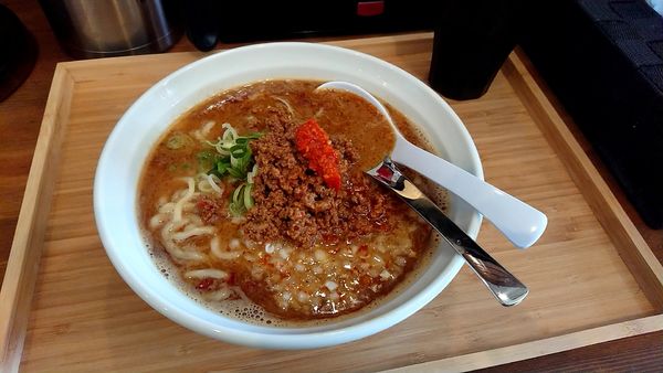 「２月限定 辛味噌らーめん 900円」@らぁめん 麺彩家の写真