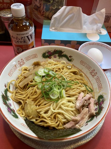 「油そば・特盛（９００円）」@ラーメン たんろん 本店の写真