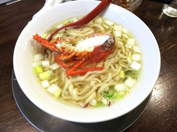 「伊勢海老の塩そば」@立ち呑み居酒屋 金町製麺の写真