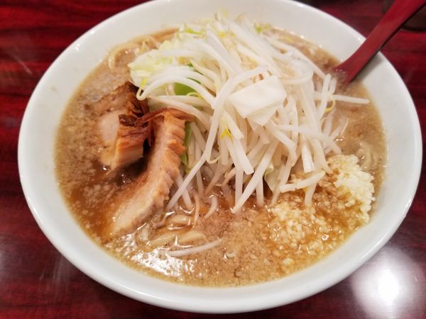 「ラー(野菜、ニンニク)」@ゴリラーメンの写真