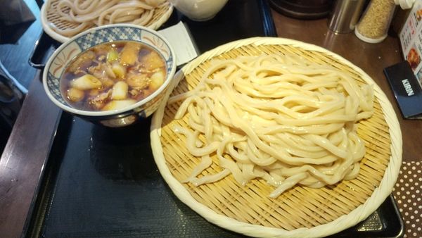 「肉汁うどん　キロ盛り　（1100円）」@金豚雲の写真