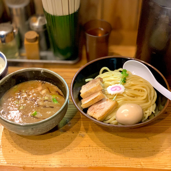 「特製濃厚つけ麺 大」@銀座 朧月の写真