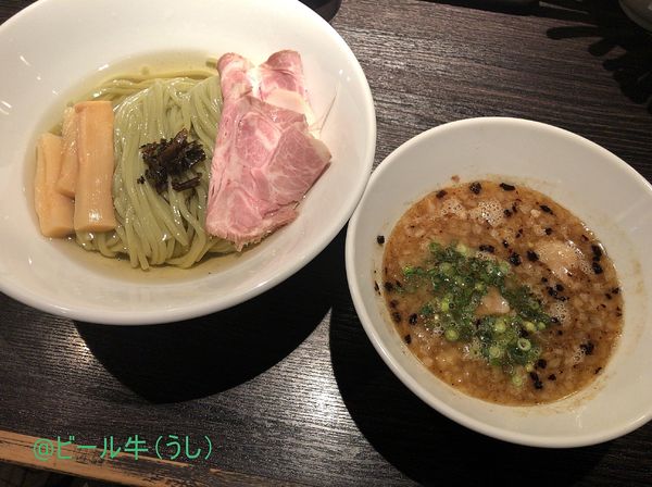 「七種節の昆布水つけ麺並(850円)」@中華そば 十目一八食堂の写真