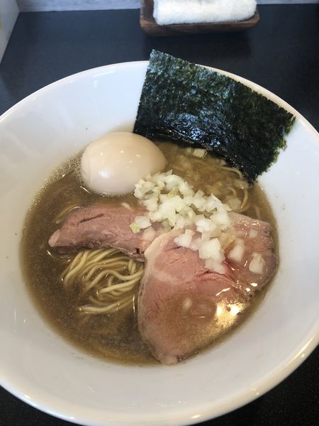 「味玉煮干そば880円➕ニボ玉200円」@煮干中華蕎麦 舞〜Mau〜の写真