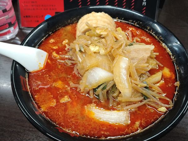 「大辛麺、チャーシュートッピング」@元祖旨辛系タンメン 荒木屋の写真