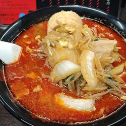 大辛麺、チャーシュートッピング