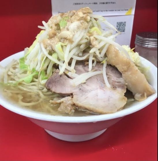 「大豚、全マシ」@ラーメン二郎 神田神保町店の写真