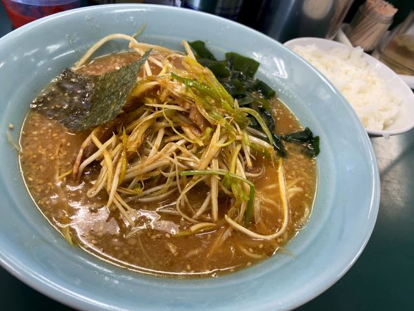 「みそネギラーメン（Aセット）」@ラーメンショップ 花輪店の写真