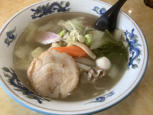 「五目そば650円＋ギョーザ280円」@黄金の写真