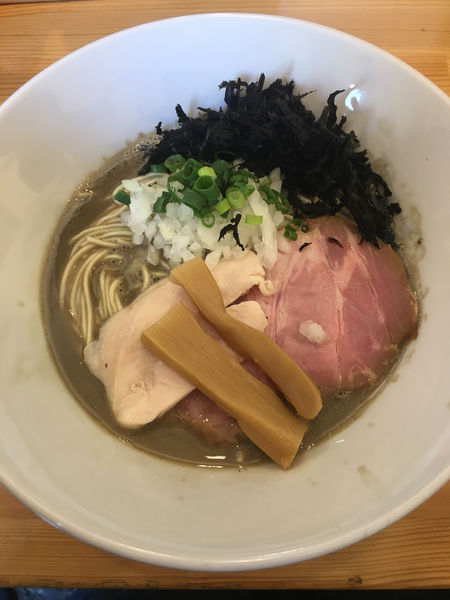 「濃厚煮干しらーめん　和え玉」@煮干らーめん 川むらの写真