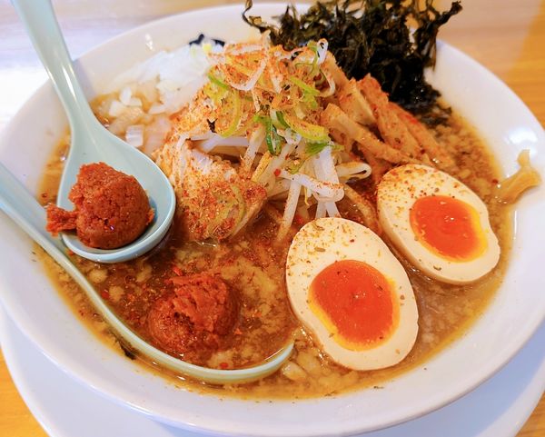 「味噌チャチャ!!ラーメン【期間限定】」@ニボチャチャ！！ラーメン あらき軒の写真
