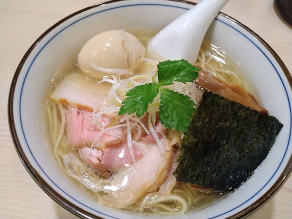 「ポルチーニ香る 特製塩らぁ麺」@らぁ麺 ふじ松の写真