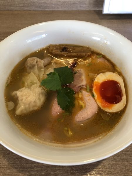 「特製三位一体(渡り蟹✖️海老✖️牡蠣)1150円」@中華そば 和渦 TOKYOの写真