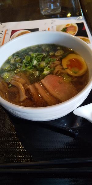 「鴨と九条葱のラーメン」@麺や 鴨正の写真