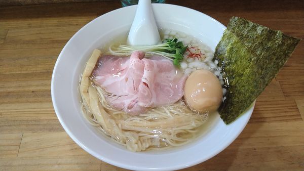 「味玉生姜香るそば¥900+和え麺¥250-」@へべれ家の写真