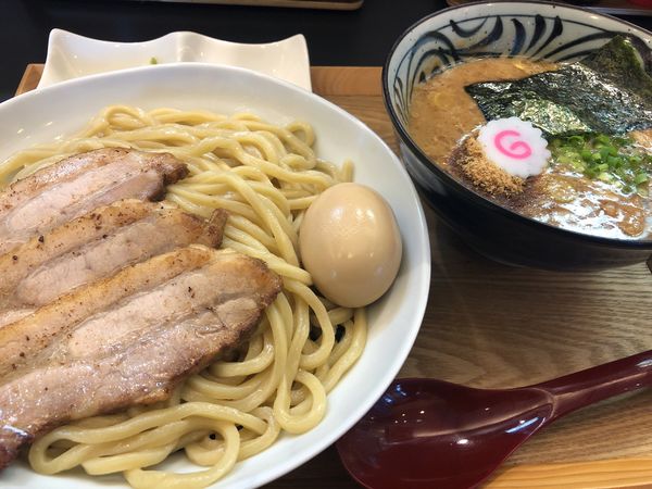 「特濃つけ麺大盛300g」@茨城豚骨 とんこつ家 高菜の写真
