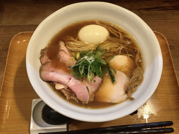「特製醤油と貝のラーメン」@ラーメン 健やかの写真