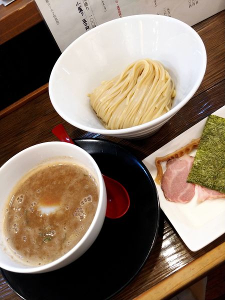 「濃厚猪骨魚介醤油つけ麺・味玉増し」@金彩 ～KinIro～の写真