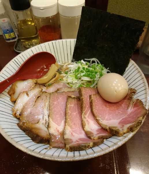 「チャーシュー煮干しそば醤油」@麺屋 照の坊の写真