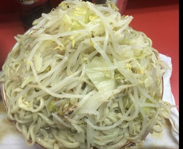 「大ラーメン全マシ、麺マシ」@ラーメン二郎 三田本店の写真
